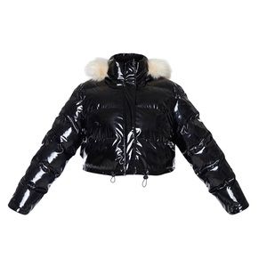 NEW !! Plus Size , Puffer Coat, Black , 5xl , PLT , With Tag